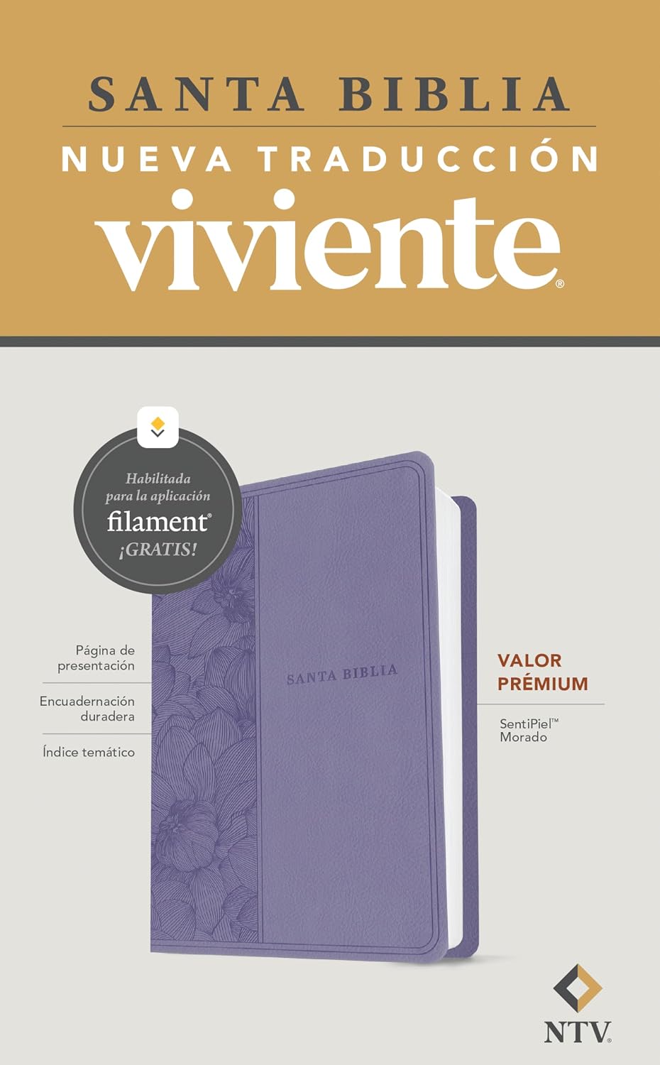 Biblia NTV con Filament - Lavanda - Image 2
