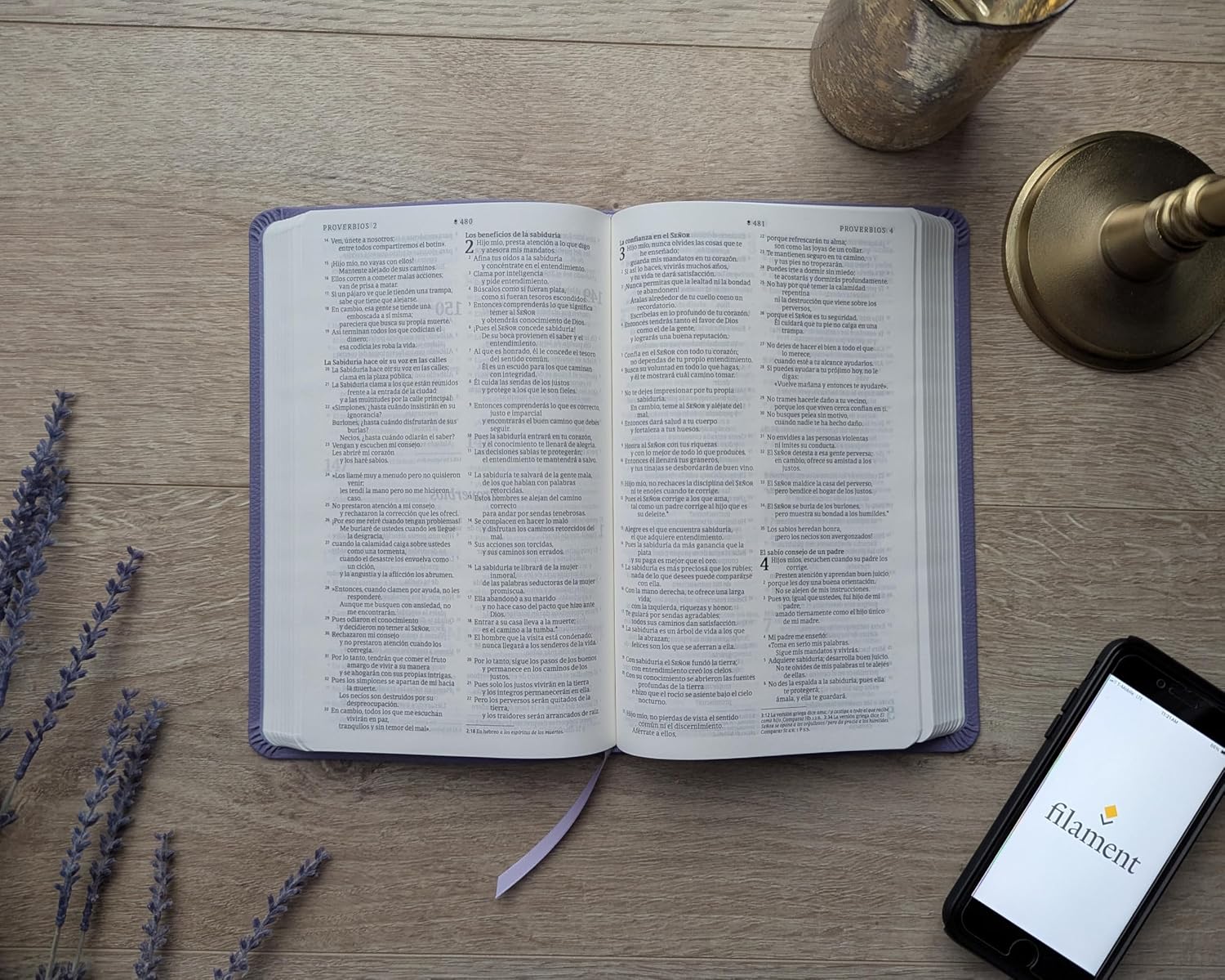Biblia NTV con Filament - Lavanda - Image 5