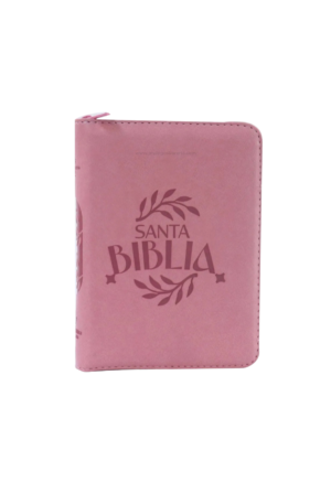Biblia RVR1960 – Tamaño Manual – Letra Pequeña – Rosada