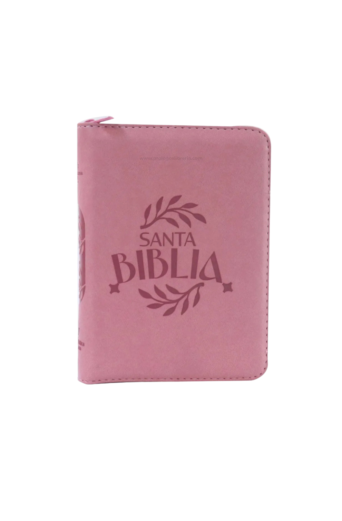Biblia RVR1960 – Tamaño Manual – Letra Pequeña – Rosada